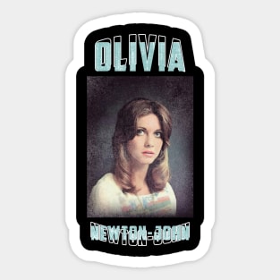 olivia newton Sticker